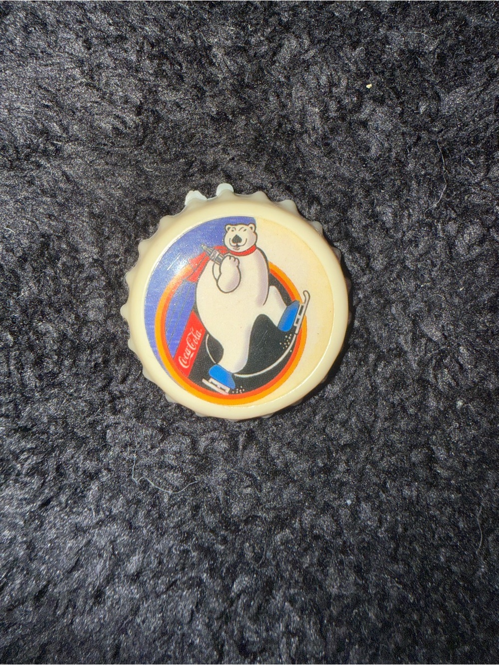 Vintage Coca Cola magnet - Polar Bear